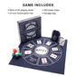 Brybelly Michigan Rummy Deluxe Edition - Strategic Mix of Hearts, Rummy, and a Poker Set - Betting & Bluffing Classic Board Games - 24-inch Rummy