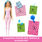Barbie Color Reveal Doll & Accessories with 6 Unboxing Surprises, Groovy-Themed Series with Color-Change Bodice, 1960s Inspired