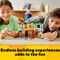 LEGO Creator 3 in 1 Surfer Beach House with 2 Minifigures and Dolphin Figure, Transforms from Surf Shack to Lighthouse to Pool House, Great Building