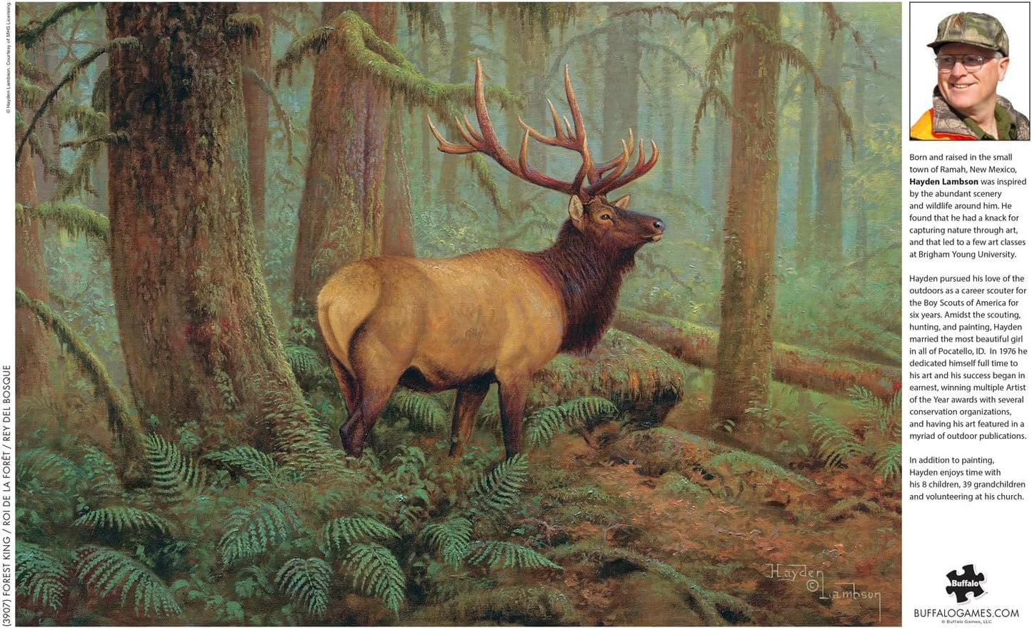 Buffalo Games - Forest King - 500 Piece Jigsaw Puzzle for Adults