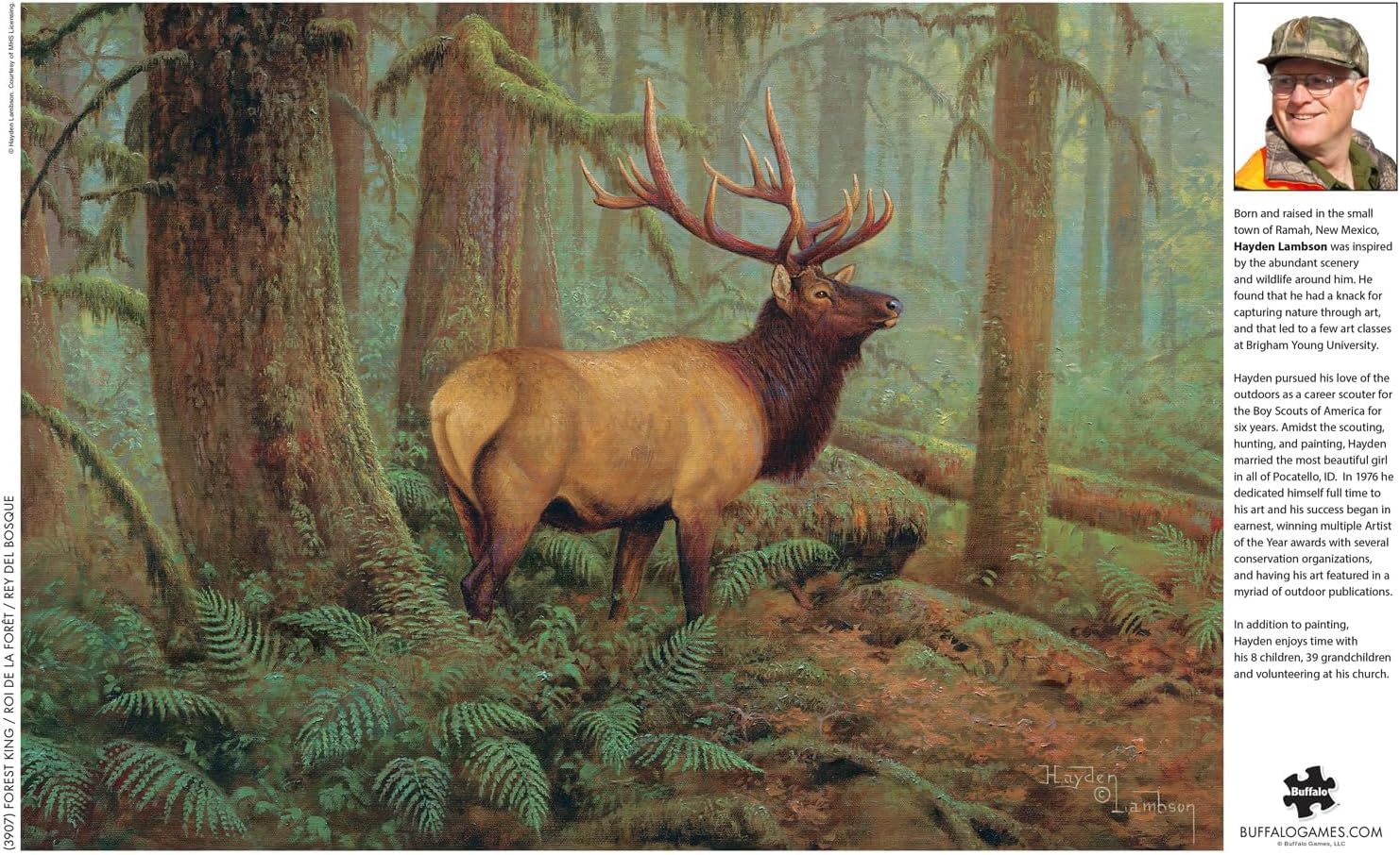 Buffalo Games - Forest King - 500 Piece Jigsaw Puzzle for Adults