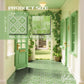 Halandar Dollhouse Flooring Tiles on 1/12 1/6 Scale Miniature Decor Accessories 32pcs Double-Sided