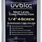 UVBLOC Baseball Card Holder Cases (5 Pack) Protectors Hard Plastic Screw Down 35pt Sleeves for Trading Football Basketball Sports Cards