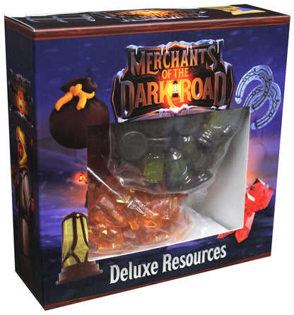 Merchants of The Dark Road Deluxe Resources Upgrade - Premium Resource Components for Board Game | Enhanced Tokens & Table Presence Upgrade