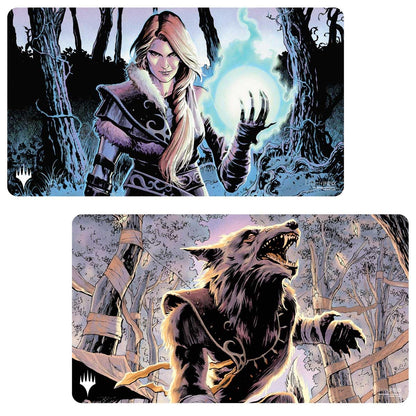 Ultra PRO - Innistrad Remastered Arlinn Kord / Arlinn, Embraced by the Moon Double-Sided Playmat for Magic: The Gathering, Gaming Accessories, MTG