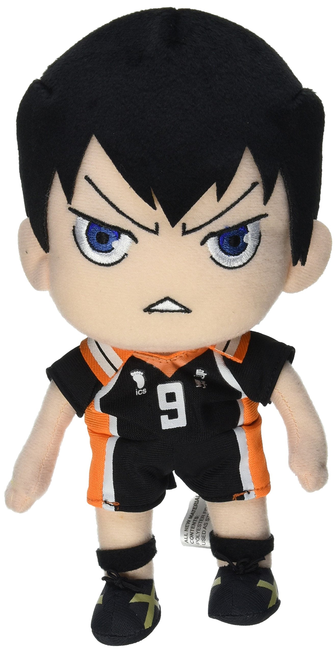 GE Animation Great Eastern 52941 Haikyuu!! Kageyama Tobio Stuffed Plush, 9", Multi-Colored