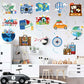 36pcs Travel Themed Hanging Swirl Decorations Let The Adventure Begin Bon Voyage Decor Farewell Retirement Themed Party Streamers Supplies Around
