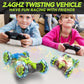 Dysaim Gesture RC Car Hand Controlled Stunt Car for 6-12 yr Boys Girls, 2.4GHz Remote Control Gesture Sensor Toy Drift Twist with Light Music for Kids