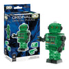 Green Tin Robot Crystal 3D Puzzle, 39-Pc Brain Teaser, Ages 12+