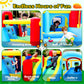 WELLFUNTIME Inflatable Bounce House with Slide, Jumping Castle with Blower