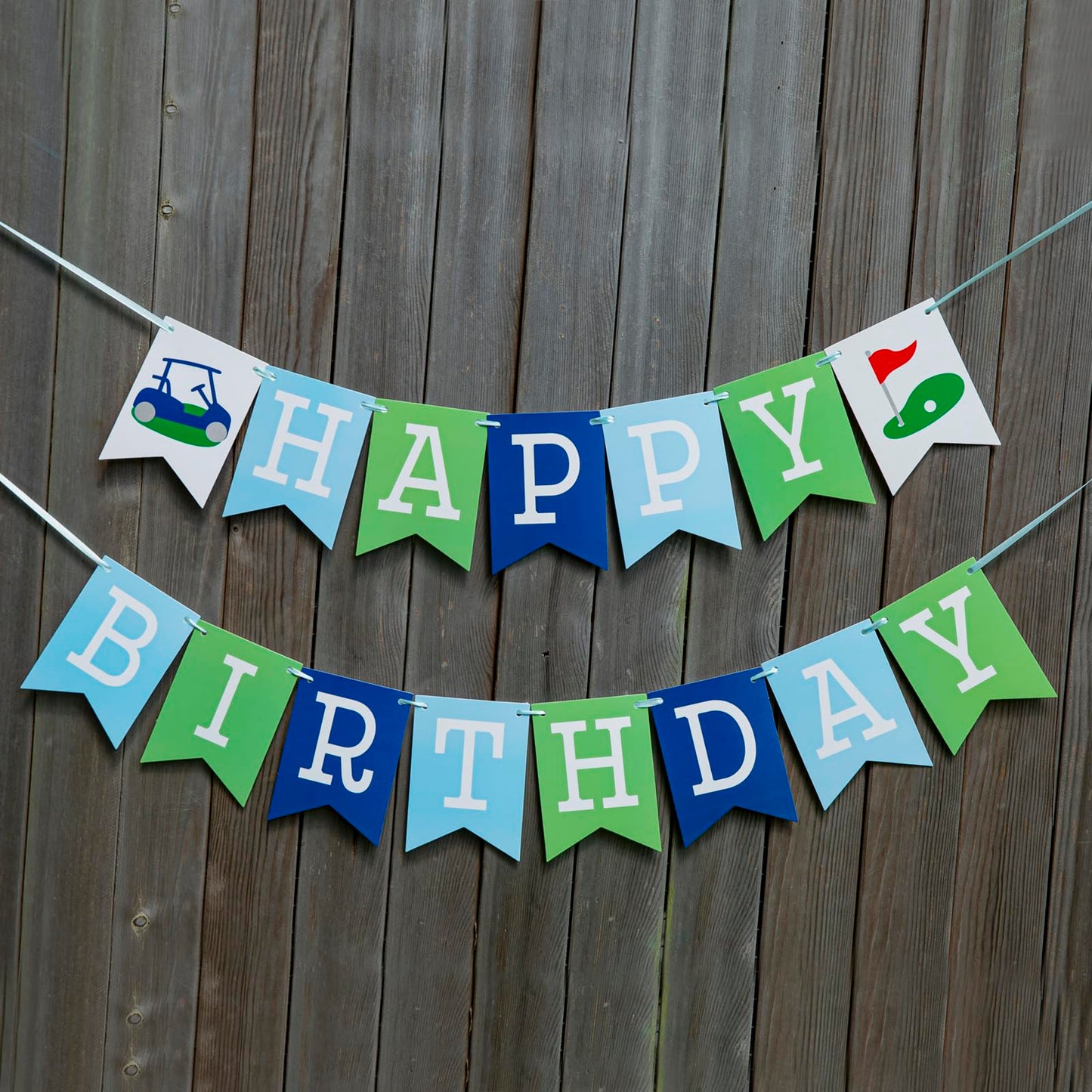 Golf Happy Birthday Banner - Happy Birthday Decorations, Golf Themed Party Supplies, Sport Theme Banner, Sports Themed Party Decoration, One Groovy