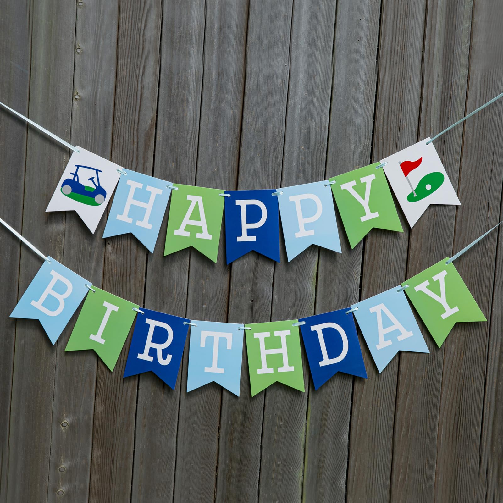 Golf Happy Birthday Banner - Happy Birthday Decorations, Golf Themed Party Supplies, Sport Theme Banner, Sports Themed Party Decoration, One Groovy