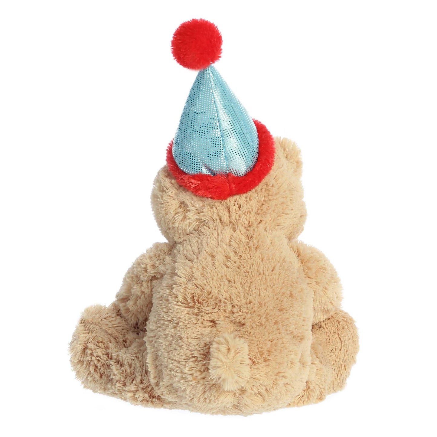 Aurora® Snuggly Happy Birthday Bear Stuffed Animal - Comforting Companions for Imaginative Play - Perfect for Kids, Adults, Birthdays,