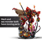 LEGO NINJAGO The Fire Knight Mech Building Set - Model Kit with Kai Minifigure from Legends Monstrosity - Teen Room Decor - Gift for Teenage Boys and