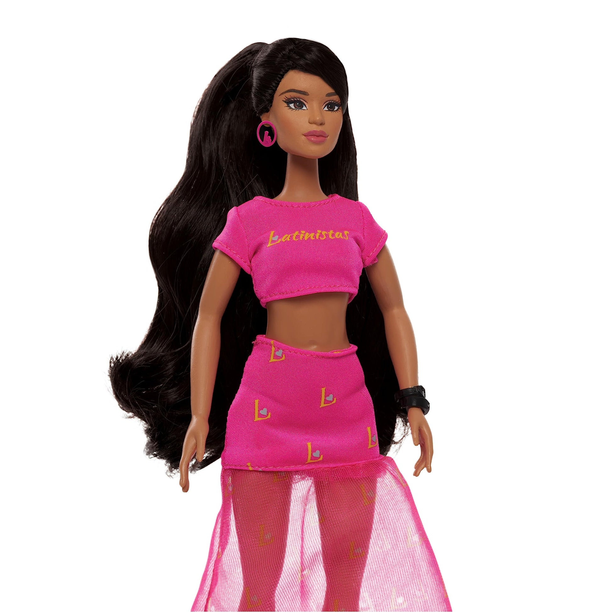 Purpose Toys The First All-Latina Line of Fashion Dolls, Latinistas 11.5-inch Lola Latina Fashion Doll and Accessories, Kids Toys for Ages 3 Up