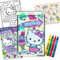 SANRIO Hello Kitty Coloring Book Set - Bundle with Activity Book and Play Pack Featuring Hello Kitty Plus Stickers, Crayons, More Coloring Set