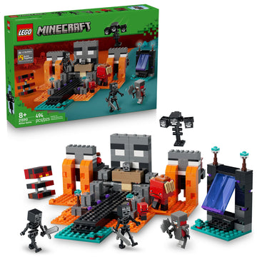 LEGO Minecraft Wither Battle Building & Pretend Play Toy for Boys & Girls - Video Game Playset & Toy Figures for Kids, Ages 8+ - W/Crimson Warrior