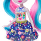 Enchantimals -Dolls, Glam Party Karalee Koala Doll, Animal Friend Bloke and 2 Buddy Figures, Small Doll with Removable Skirt and Accessories, Gift