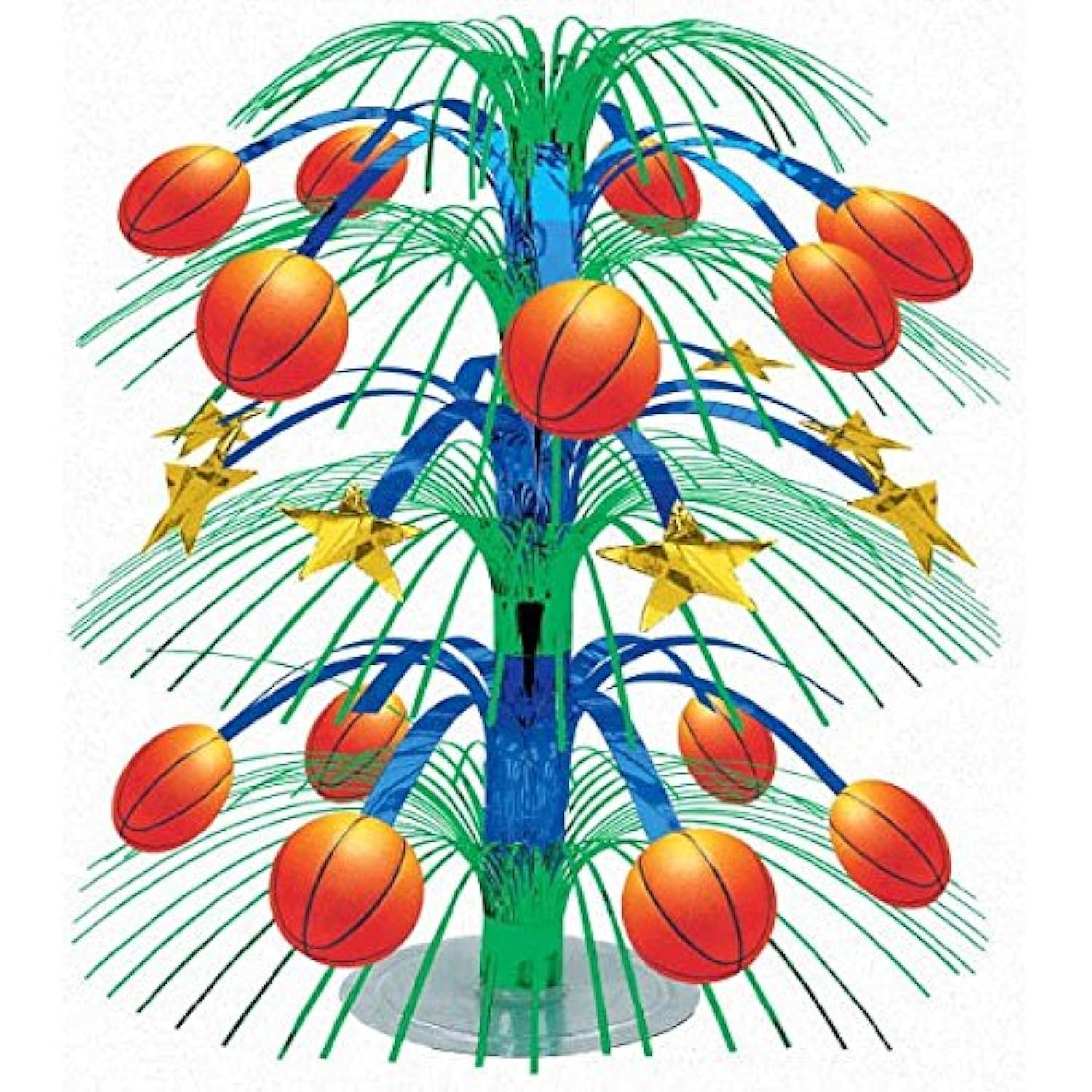 Basketball Cascade Centerpiece, Party Decoration