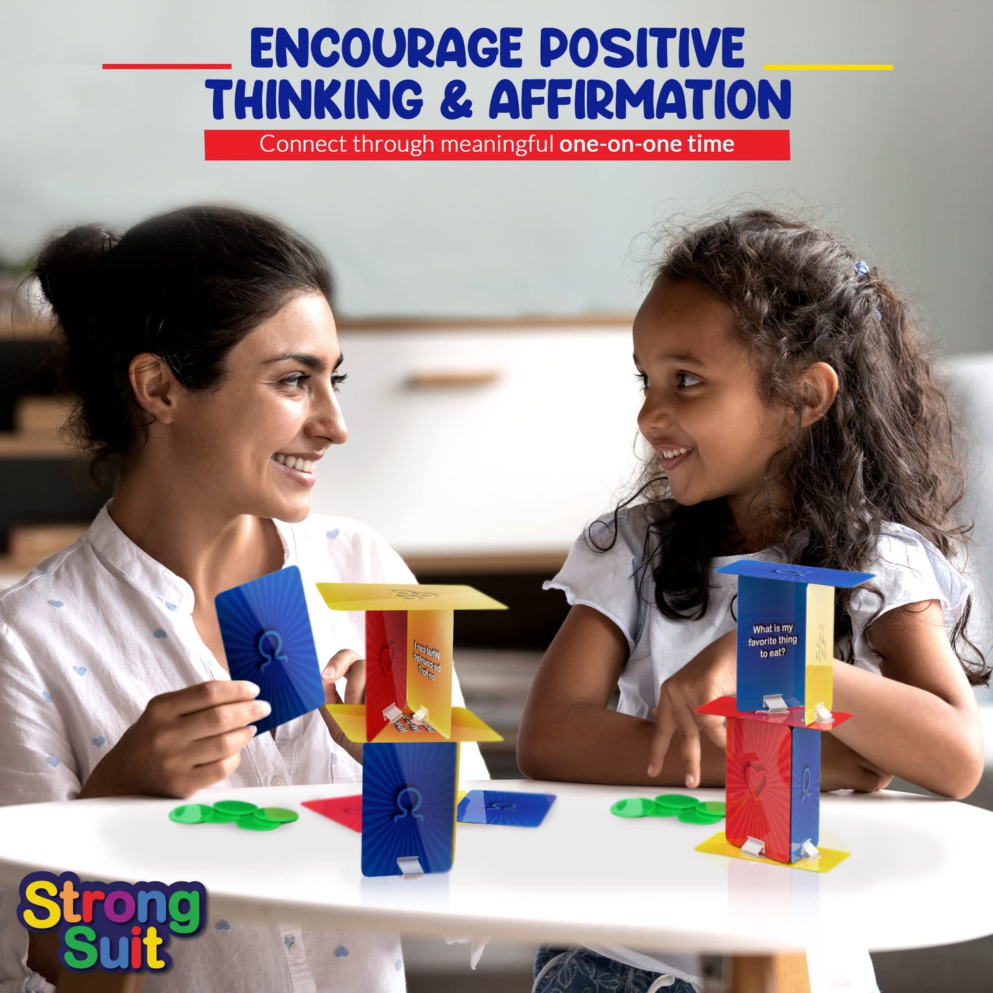 Social Emotional Games for Teens and Kids 6+ | StrongSuit Tower of Self Esteem Therapy Game for Counselors, Therapists and Parents | SEL & CBT Tools