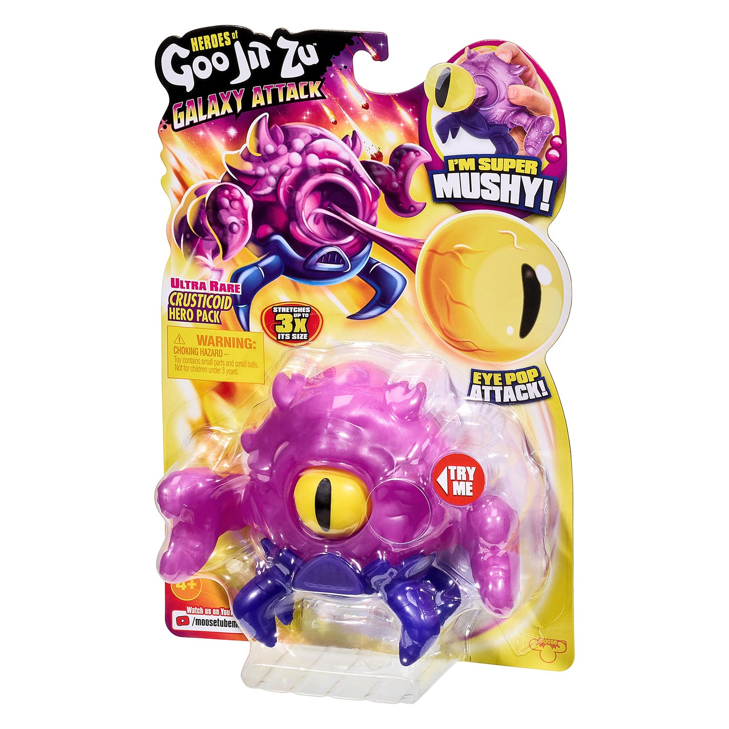 Heroes of Goo Jit Zu Galaxy Attack, Action Figure Ultra Rare Crusticoid, 41212