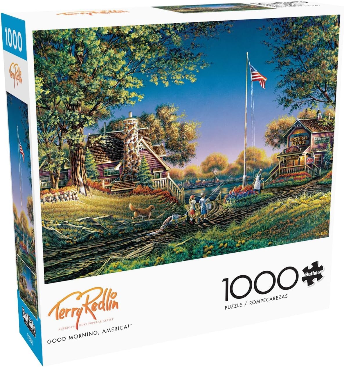 Buffalo Games - Terry Redlin - Good Morning, America! - 1000 Piece Jigsaw Puzzle for Adults -Challenging Puzzle Perfect for Game Nights - Finished