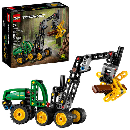 LEGO Technic John Deere 1470H Wheeled Harvester Building Toy for Kids - Heavy Vehicle Playset W/Realistic Suspension & Steering - STEM Toy for Boys &