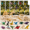 12 Pack Dinosaur Excavation Dig Kit for Kids, Dino Fossil Dig Kits with 3D Skeleton Toys, Bulk STEM Science Paleontology Archaeology Educational Toys