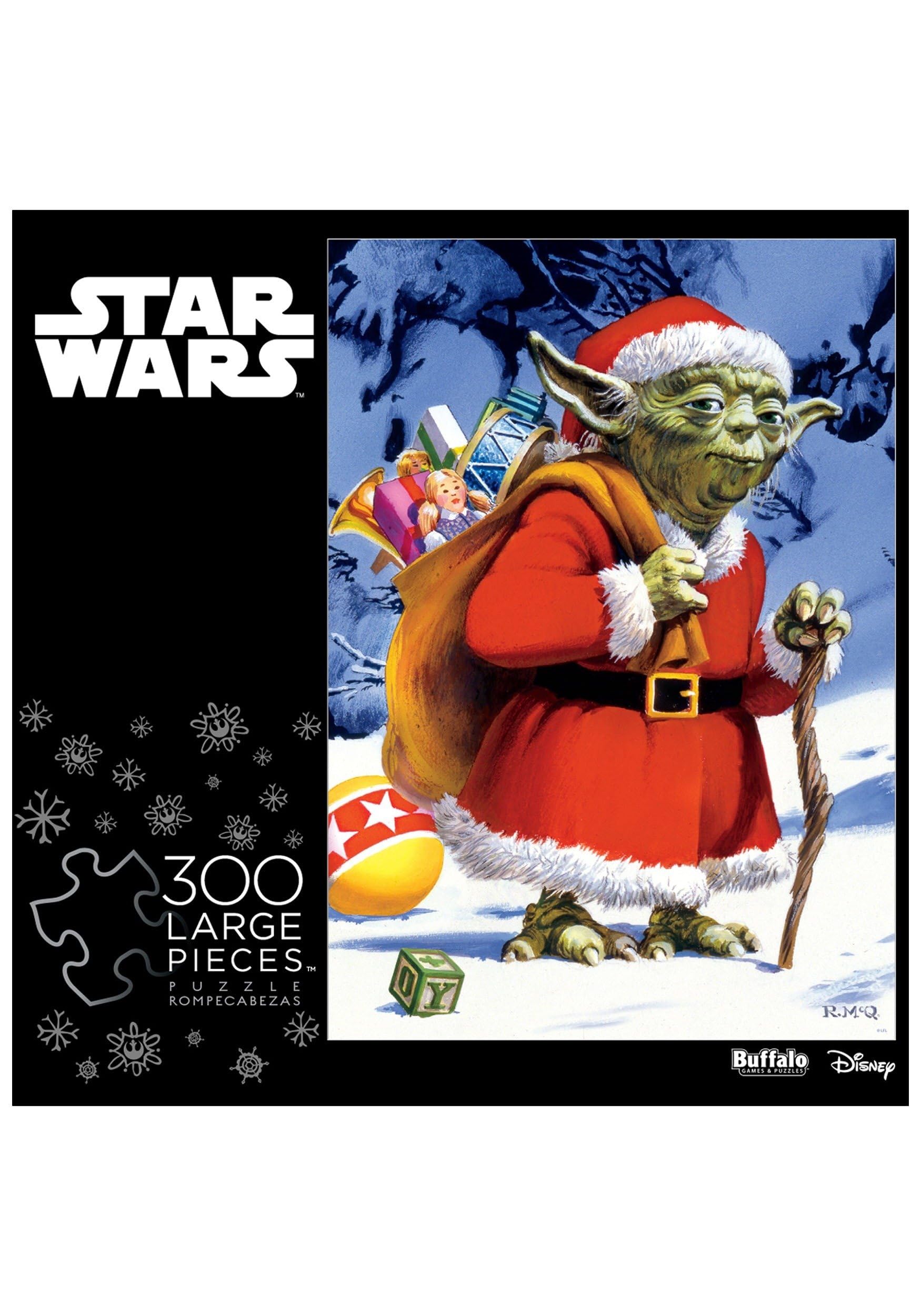 Buffalo Games - Star Wars™ Holiday Yoda - 300 Large Piece Puzzle for Adults
