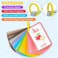 Steve and Maggie Sight Words Flash Cards for Toddlers, 115 PCS Toddler Flash Cards, Phonics Alphabet Numbers Shapes Colors, Preschool Kindergarten