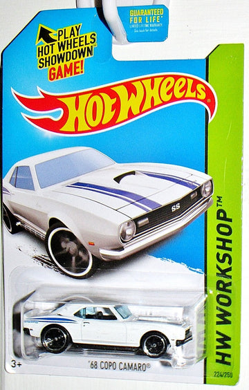 2014 Hot Wheels Hw Workshop - '68 Copo Camaro - White