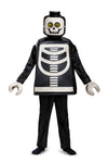 Disguise Lego Skeleton Deluxe Costume, Black, Small (4-6)