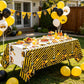 Inspireyee 4 Pack Construction Happy Birthday Tablecloth Dump Truck Birthday Table Covers Tractor Plastic Tablecloth Construction Themed Birthday