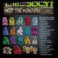 Spooktacular Board Game - Play as 20 Spooky Cinema Monsters, Horror Strategy Game for 1-5 Players