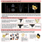 TONIFUL 4 Set Black Gold Balloon Stand Balloon Centerpieces for Table