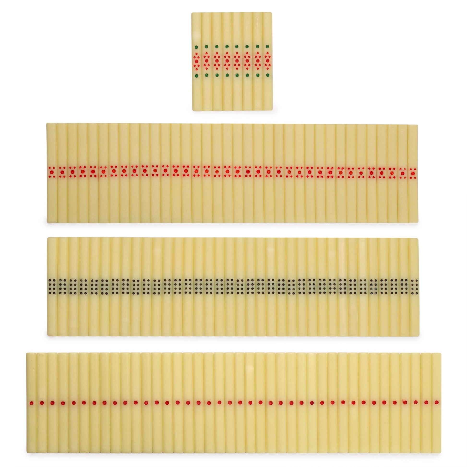 Yellow Mountain Imports Chinese Mahjong Scoring/Betting Sticks (Ivory) - Set of 120