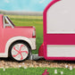 Lori - Pick - Up Truck for Mini Dolls - Pink Car for 6-Inch Dolls - Real Radio & Trailer Hitch - Music & Lights - 3+ Years- Ride & Shine Pickup Truck