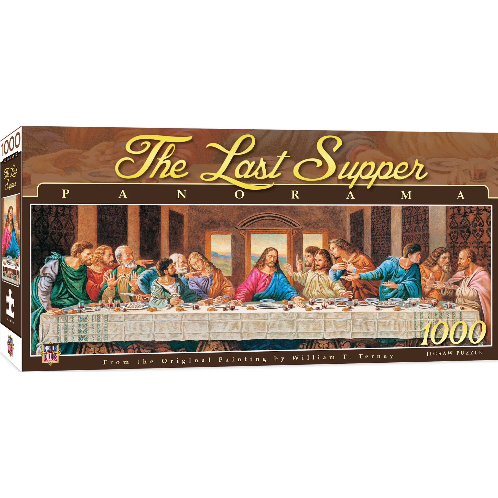 MasterPieces 1000 Piece Jigsaw Puzzle for Adults, Family, Or Youth - The Last Supper - 13"x39"