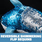 Rhode Island Novelty Cuddly Sequin Great White Shark, Soft Marine Life Stuffed Animal for Kids, 10 Inch