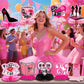Pink Girls Centerpieces for Table Popular Girl Party Table Decorations Burn Book Pink Girls Birthday Decorations