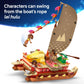 LEGO Disney Moana's Adventure Canoe Building Toy Set - Pretend Play Toy Boat for Kids, Girls & Boys, Ages 6+ - Disney Gift Idea for Fans of Moana