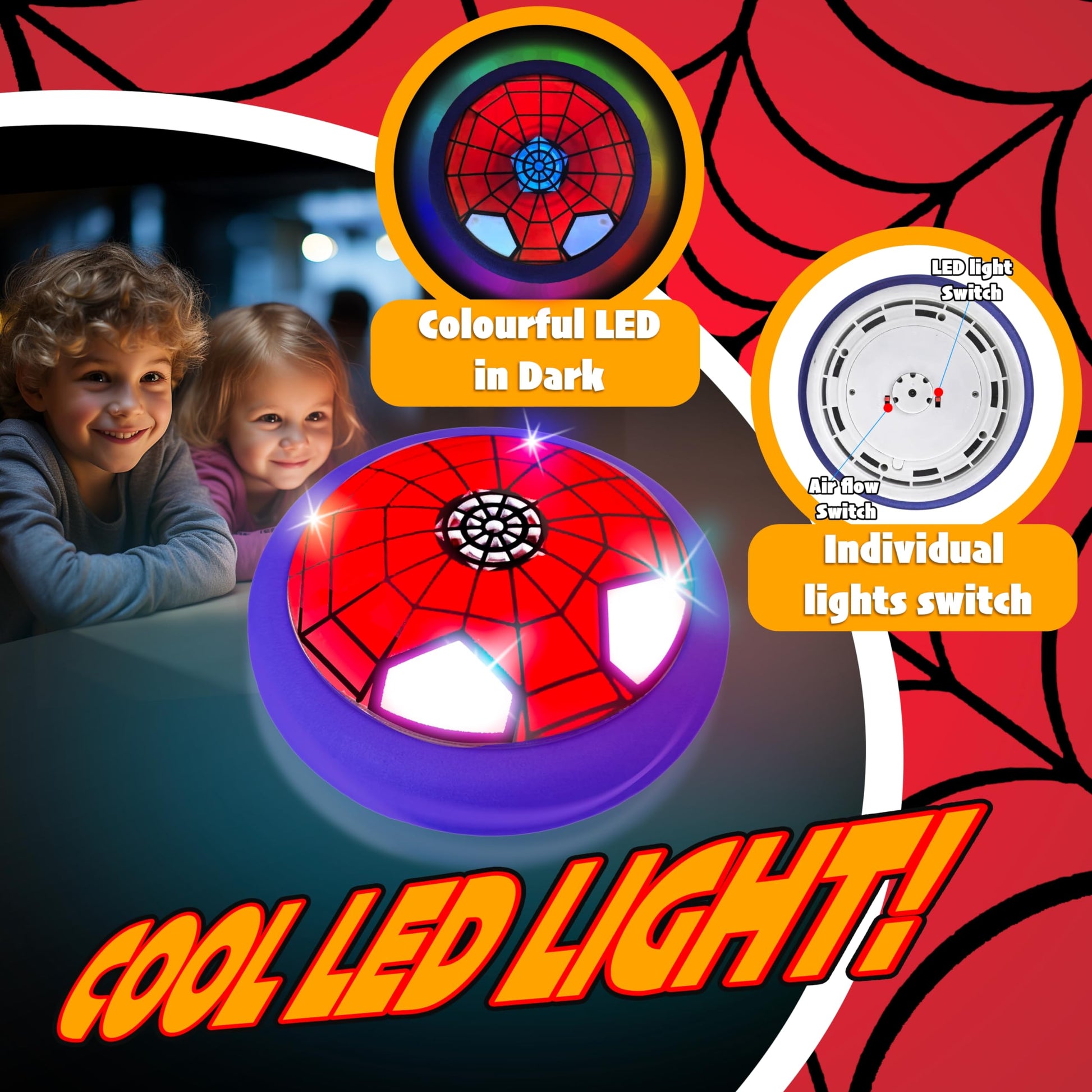 Soccer Toys for Boys 4-6 Hover Soccer Ball Indoor Gifts for Boys Kids Toys Birthday Gifts for 4 5 6 7 8 9 10 Year Old Boy Air Floating Soccer Toy