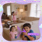 Video Walkie Talkies for Kids, Silicone Anti-Fall 2 Pack Rechargeable Kids Walkie Talkies with Camera, Indoor Outdoor Toys, Christmas Birthday Gifts