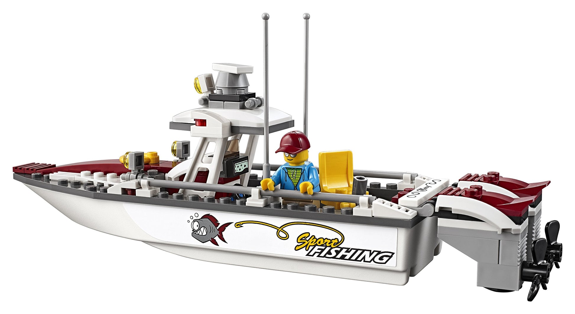 Lego City Fishing Boat 60147 Creative Play Toy