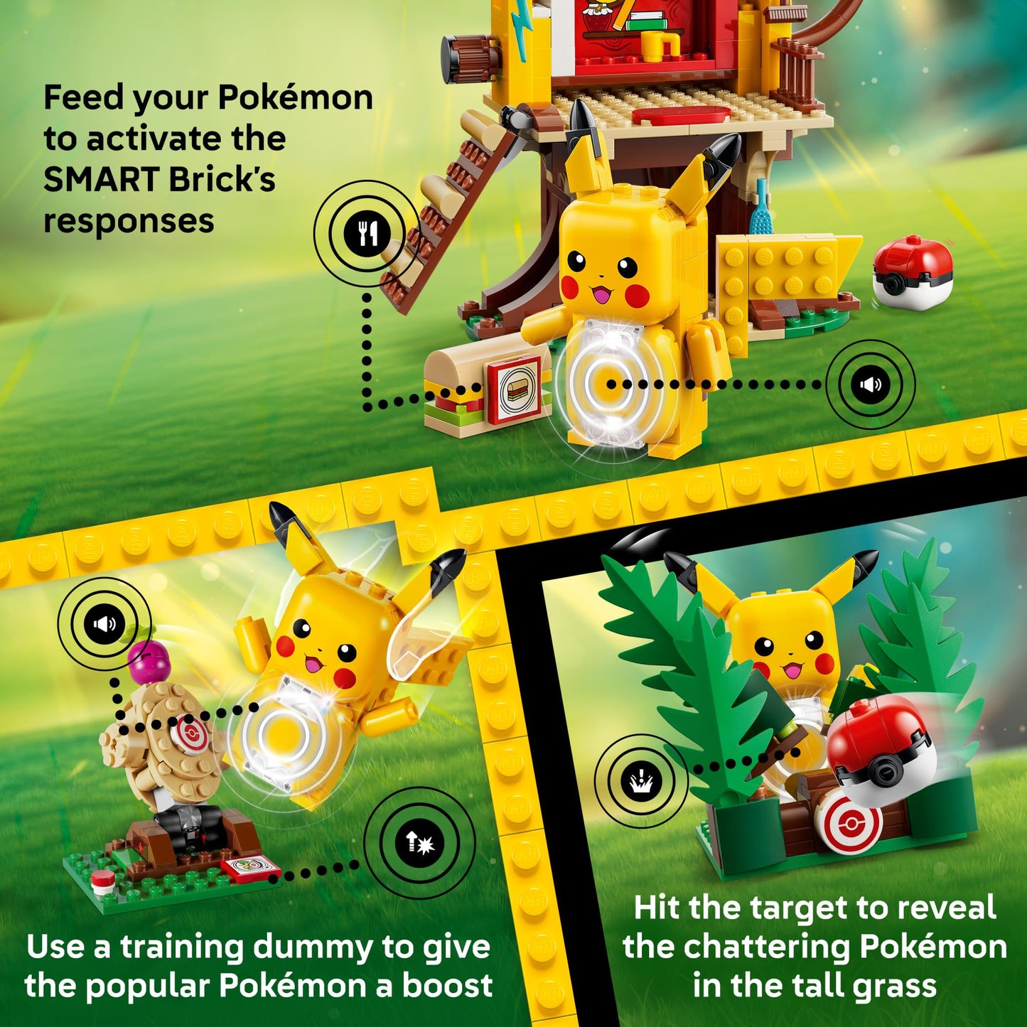 LEGO Pokémon SMART Play: Training House with Pikachu 72164