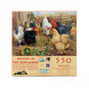 SUNSOUT INC - Mystery of the Sunflower - 550 pc Jigsaw Puzzle by Artist: Nona Hengen - Finished Size 15" x 24" - MPN# 76035