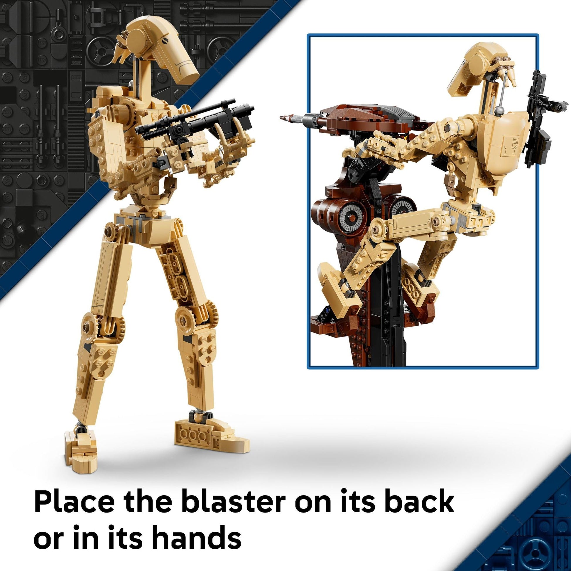 LEGO Star Wars: The Phantom Menace Battle Droid with STAP - Building & Learning Toy for Boys & Girls, Ages 12+ - Star Wars Toy & Model Kit - Gift Idea
