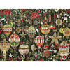 Bits and Pieces - 1000 Piece Jigsaw Puzzle for Adults - Christmas Ornaments - Holiday Tree Decoration Flowers Stars Winter Jigsaw Puzzle by Artist