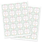 A Little Silly Goose is Almost on The Loose, Baby Shower Sticker, Gingham Pattern with Goose Theme, Round Label - Set of 40 (Pink)