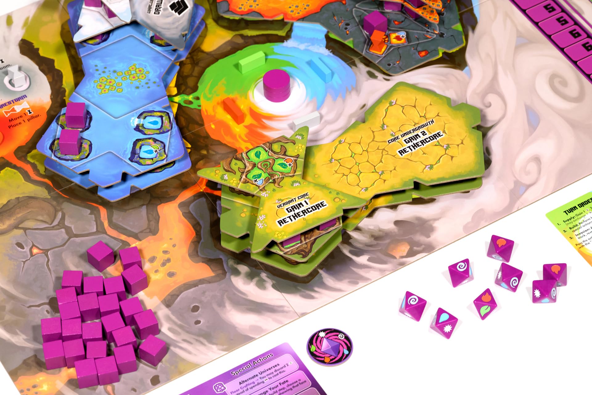 Aetherspire by Phase Shift Games, Cooperative 3D Tower Defense Board Game